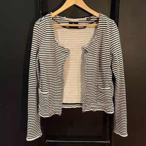 Maison Scotch One Button Stripped Jacket